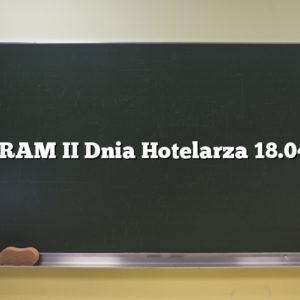 PROGRAM II Dnia Hotelarza 18.04.2018