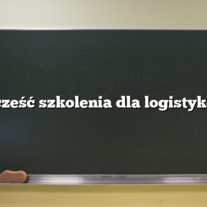 II cześć szkolenia dla logistyków