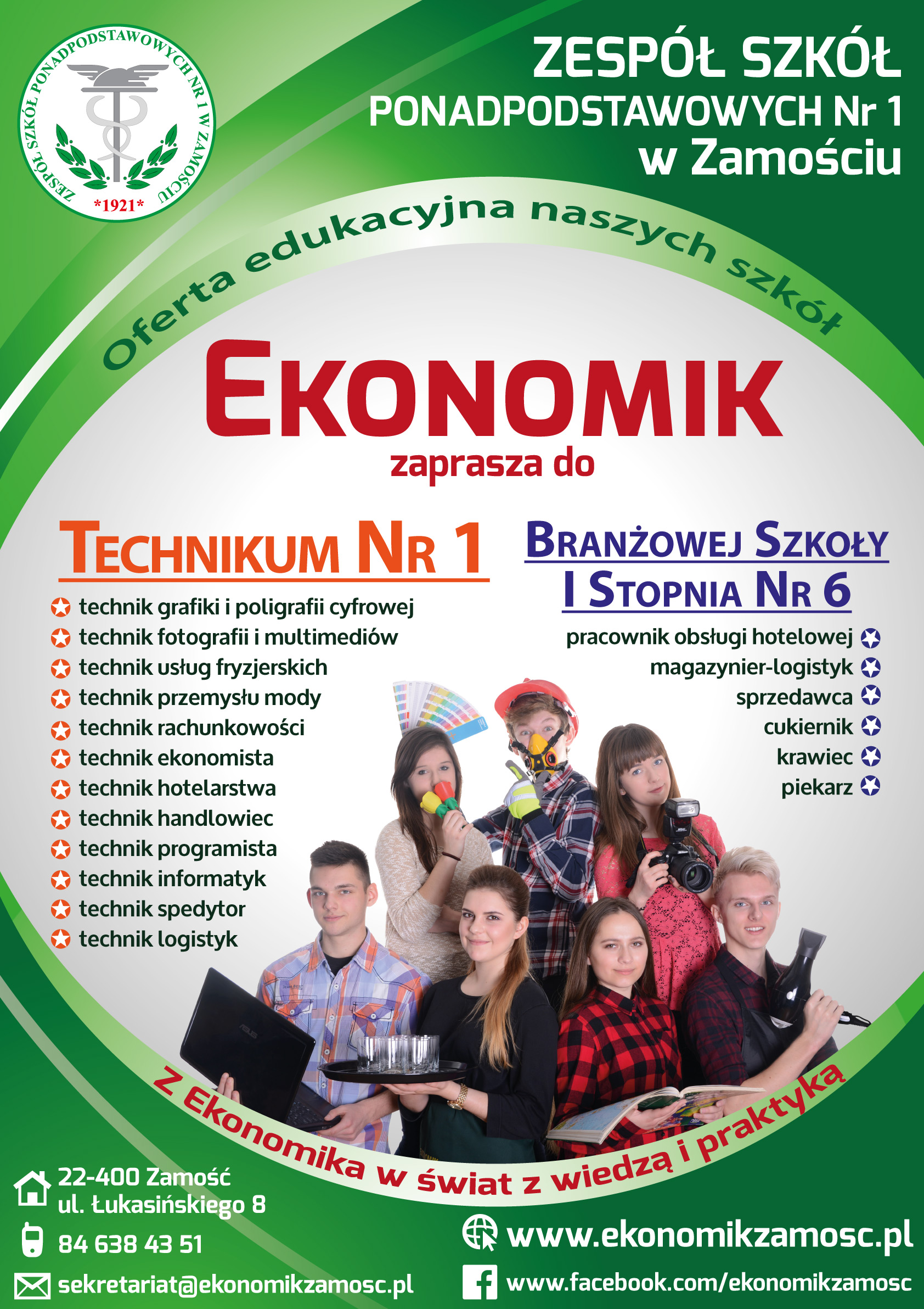Technikum Nr 5 W Rzeszowie Kierunki Dlaczego Ekonomik? - Zespół Szkół Ponadpodstawowych Nr 1 w Zamościu