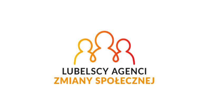 Logo projektu "Lubelscy Agenci Zmiany Społecznej”