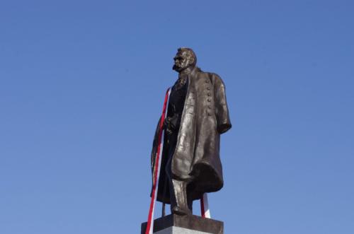 Odsłonięcie pomnika Józefa Piłsudskiego
